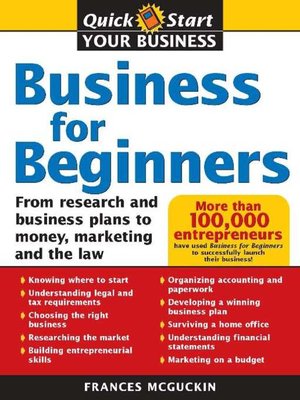 cover image of Business for Beginners